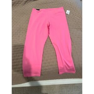 J Crew Activewear Leggings‎ Capri Pink Size L